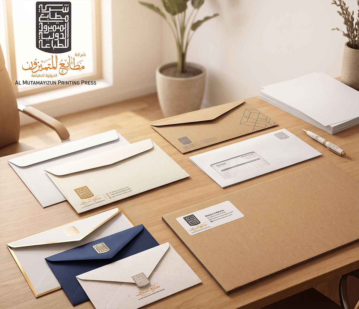 طباعة اظرف رسمية